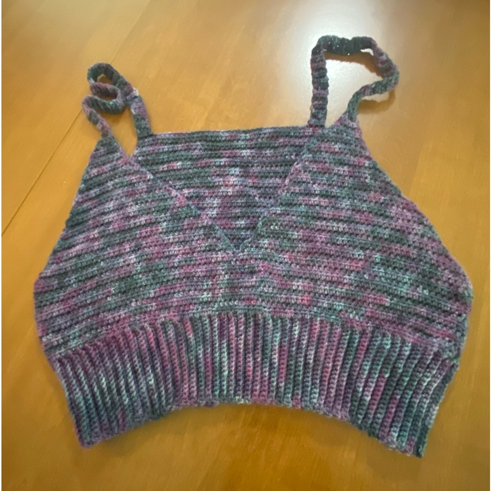 Handmade ( by me ) bralette or micro vest